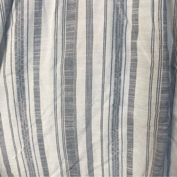 Roxy Smocked Black/White Striped Sleeveless Dress Size Small - Picture 9 of 15